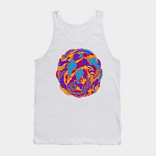 Triad Abstract Wave of Thoughts No 1 Tank Top